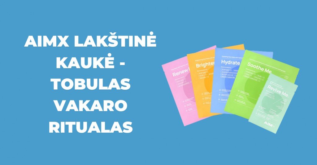 Grožio vakaras su AIMX lakštine kauke veidui
