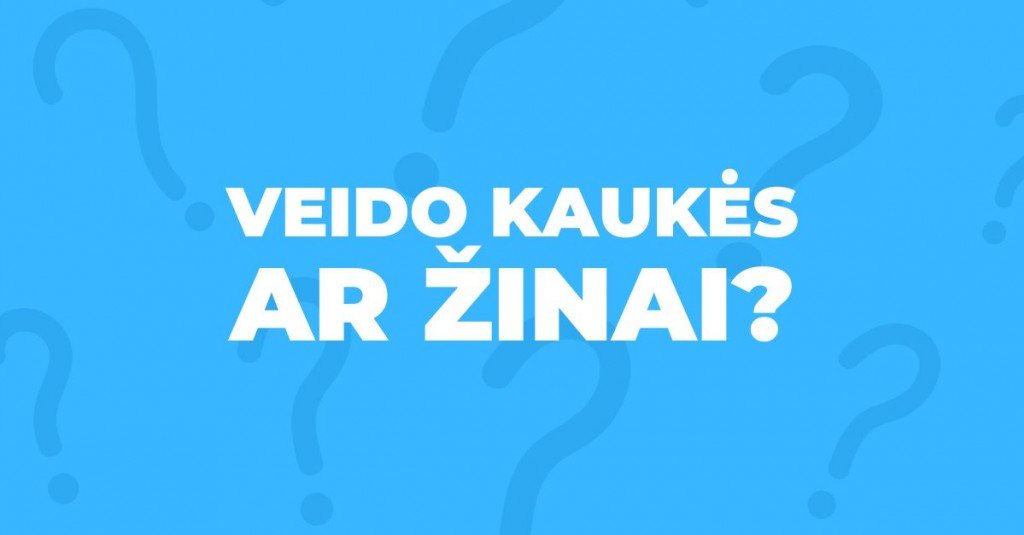Veido kaukės – ko apie jas nežinome?