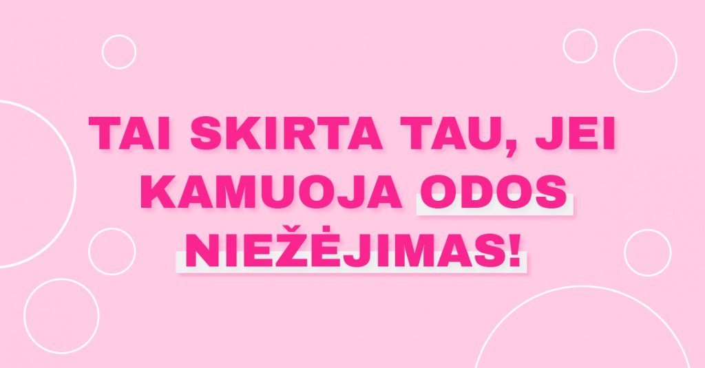 Ką daryti, kai vargina odos niežėjimas? 