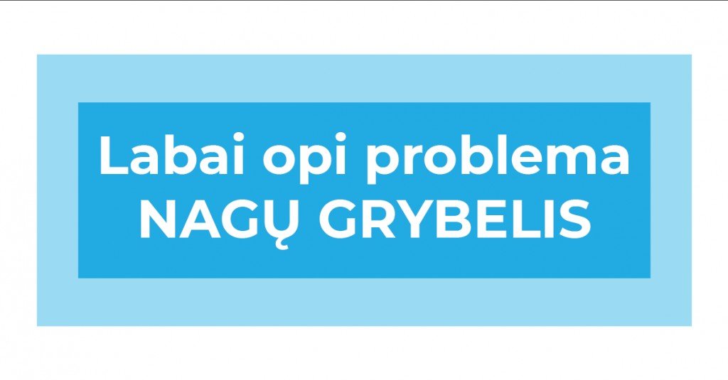 Nagų grybelis – dažnesnis, nei manei 