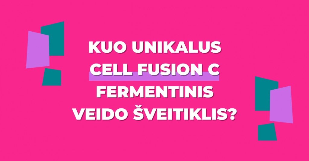 Išduodame paslaptį, kuo unikalus Cell Fusion C fermentinis veido šveitiklis!