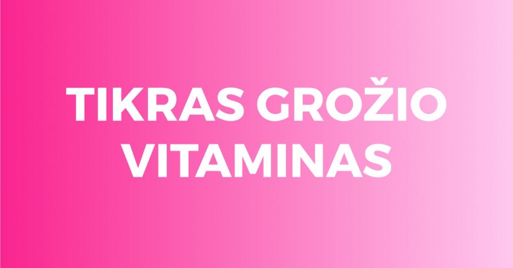 Biotinas plaukams, nagams ir odai – grožio vitaminas