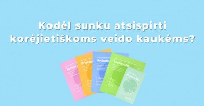 Korėjietiška kosmetika – veido kaukės, kurioms sunku atsispirti!