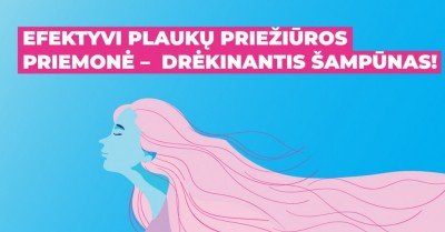 Pažeisti, išsausėję plaukai? Išsigelbėjimas – drėkinantis šampūnas!