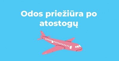 Odos priežiūra po atostogų saulėtuose kraštuose