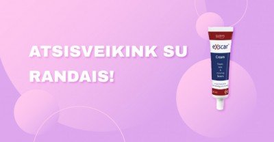 Exscar ™: efektyvus naujiems ir seniems randams