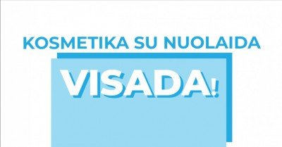 Kosmetika pigiau su nuolaida visada? TAIP!
