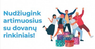 Dovanų rinkiniai Kalėdoms iki 25 Eur!