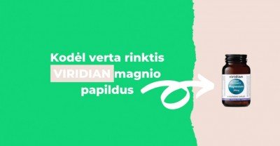 Kuo išskirtiniai Viridian magnio papildai?