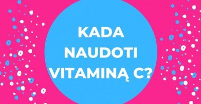 Vitaminas C odai: kada naudoti, kada – ne? 