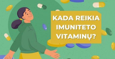 Kokiais atvejais reikalingi imuniteto vitaminai? 