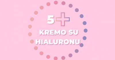 Kremas su hialuronu: 5 pliusai 