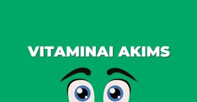 Vitaminai akims - gausiais ingredientais turtingas kompleksas akims