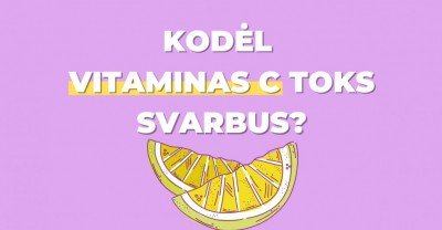 Vitaminas C veidui - kuo jis svarbus? 