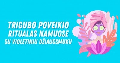 Trigubo poveikio ritualas namuose su violetiniu džiaugsmuku