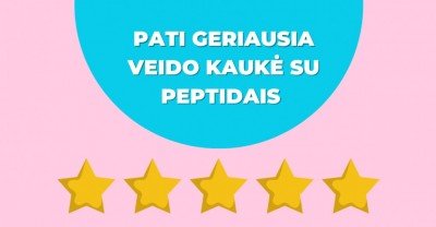 Pati geriausia veido kaukė su peptidais – kurią rinktis?