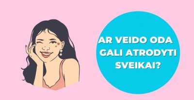 Ar veido oda visada gali atrodyti sveikai? 