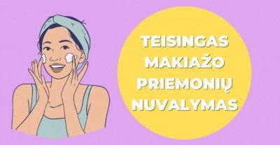Teisingas makiažo priemonių nuvalymas – gražios ir sveikos odos pagrindas